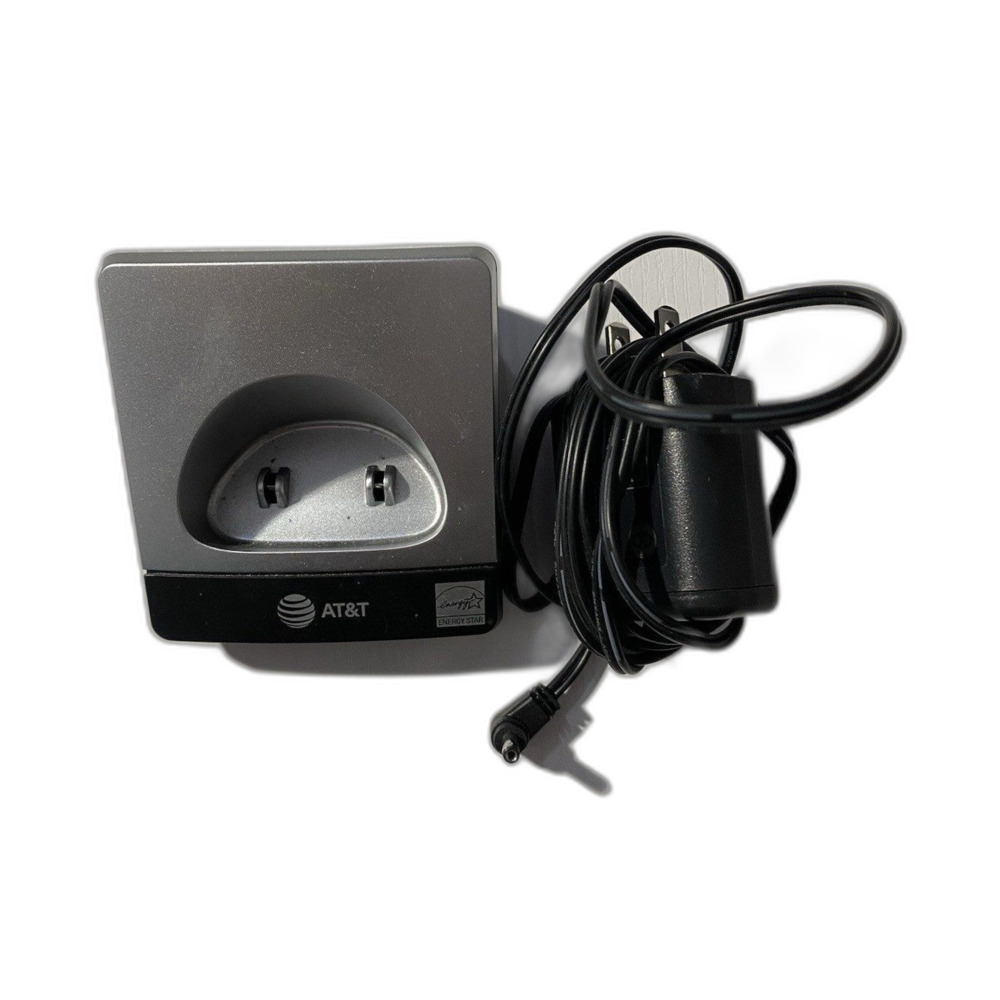AT&T Cordless Phone Handset Charging Cradle Stand Base DC 6V 100mA Power Supply